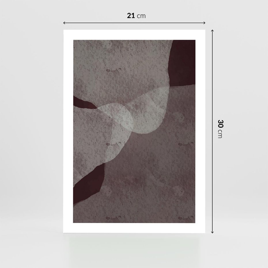 Plakat bez ramy 21x30 - Obce Odcienie - mroczny plakat, nowoczesne wnętrza