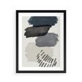 Plakat w ramie 40x50 - W Stylu Akwareli - nowoczesny plakat, abstrakcja - rama czarna