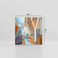 Obraz na płótnie 70x70 - Geometria abstrakcji - abstrakcja, geometria