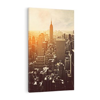 Obraz na płótnie 80x120 - Nowojorska Skyline - Manhattan, Nowy Jork