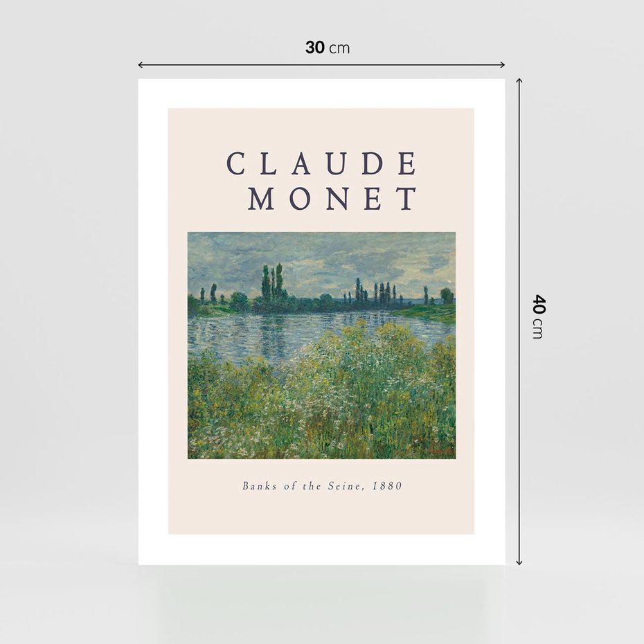 Plakat bez ramy 30x40 - Claude Monet: Reprodukcja - Claude Monet, reprodukcja plakat