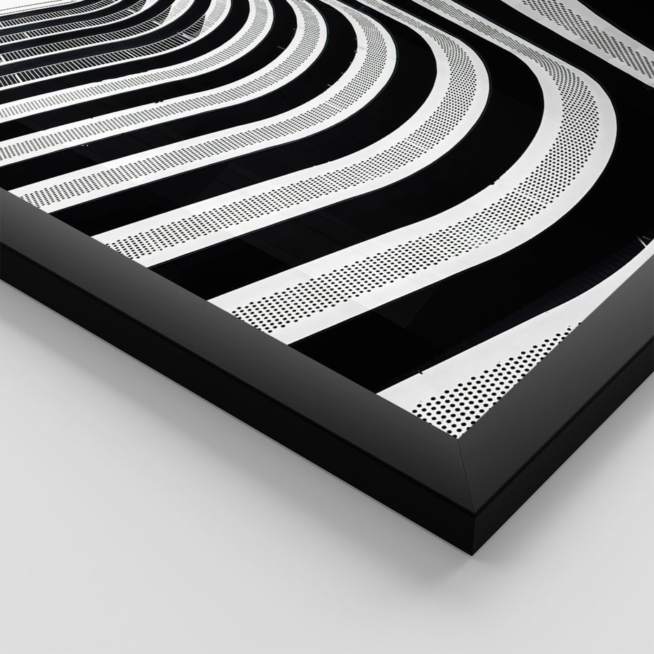 Zestaw obrazy w ramie 30x40 galeria - Sztuka, współczesna, architektura - rama czarna