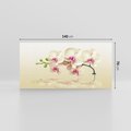 Obraz na płótnie 140x70 - Kwiatowa harmonia w SPA - orchidea, kwiat