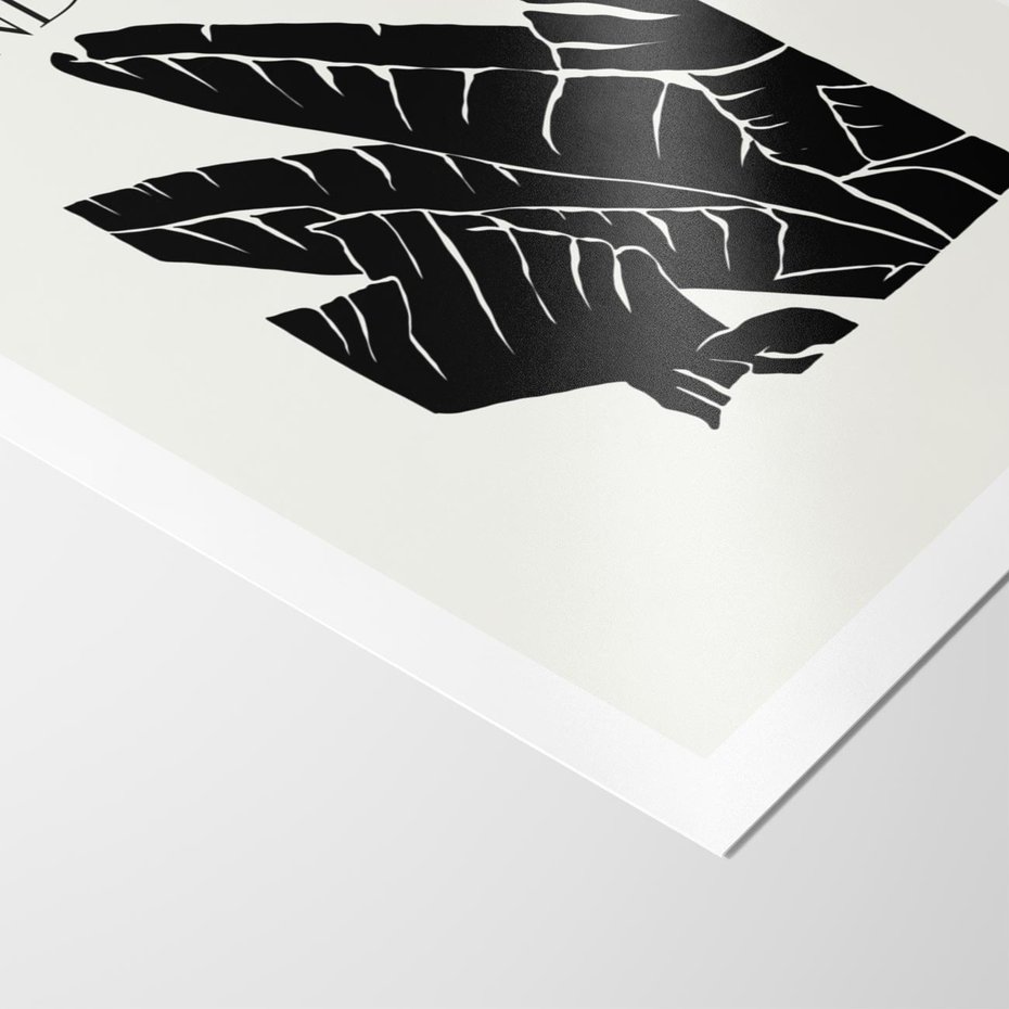 Plakat bez ramy 21x30 - Rytmy roślinnego życia - nowoczesna sztuka, minimalistyczny styl