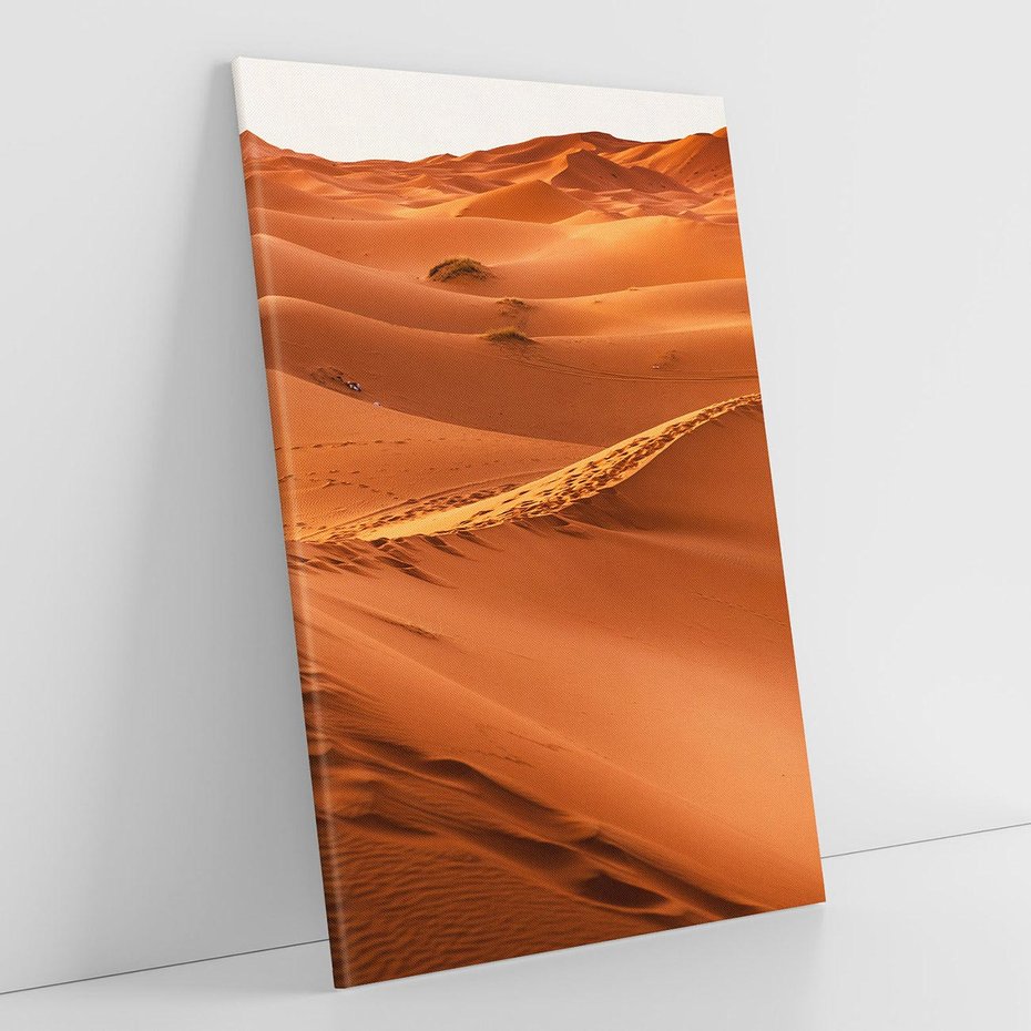 Obraz na płótnie 80x120 - Pustynny krajobraz - pustynia