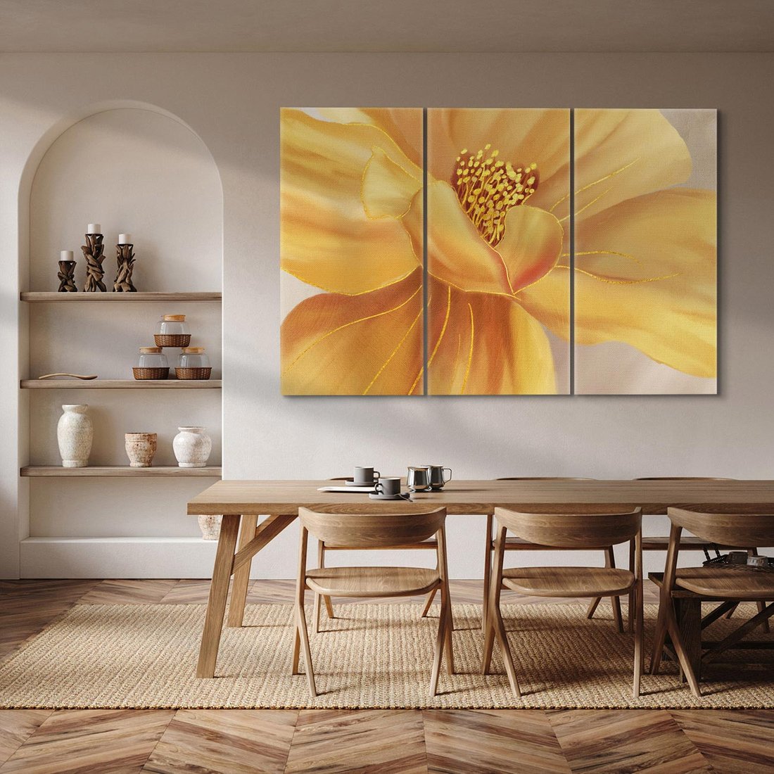 Obraz na płótnie 120x80 - Kwiaty malowane olejem - eksplozja kolorów - kwiaty, malowane