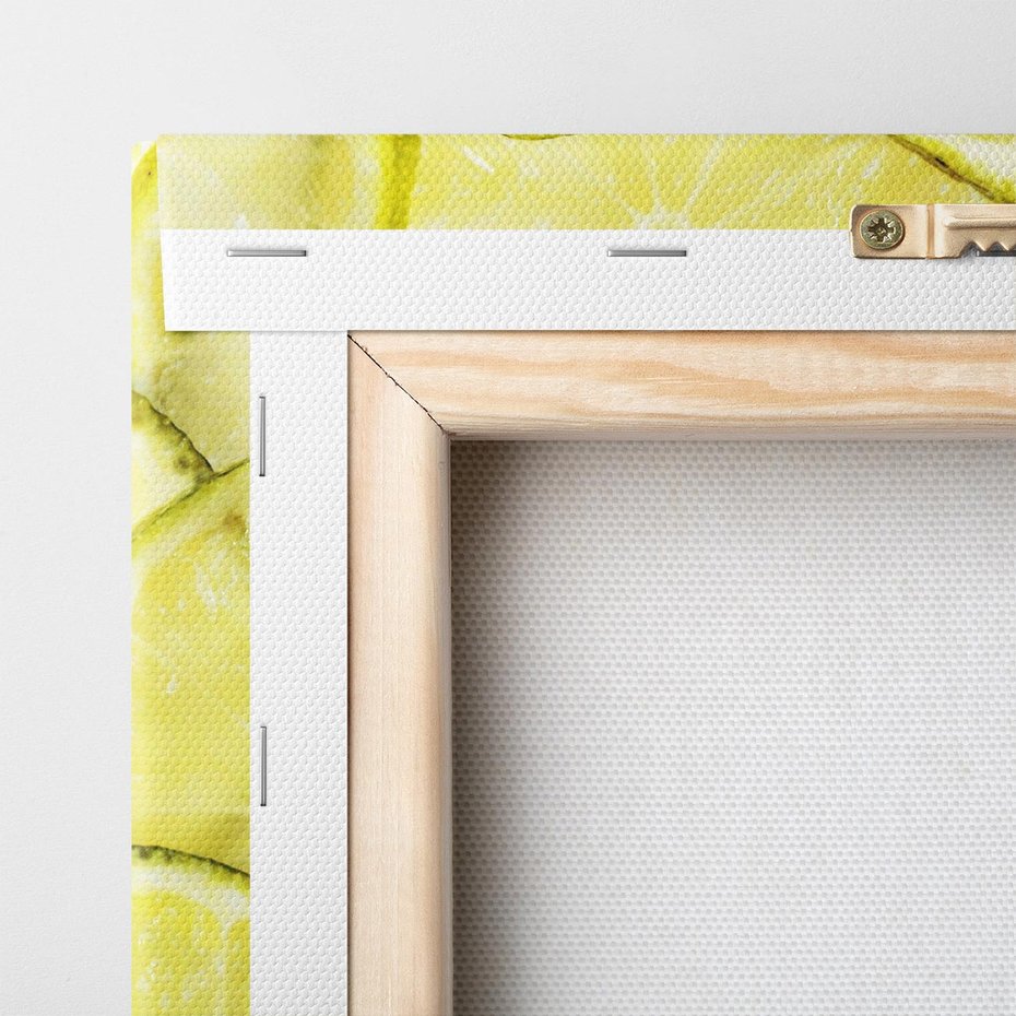 Obraz na płótnie 120x40 - Cytryny, Limonki - Owocowa Świeżość - cytryny, limonki