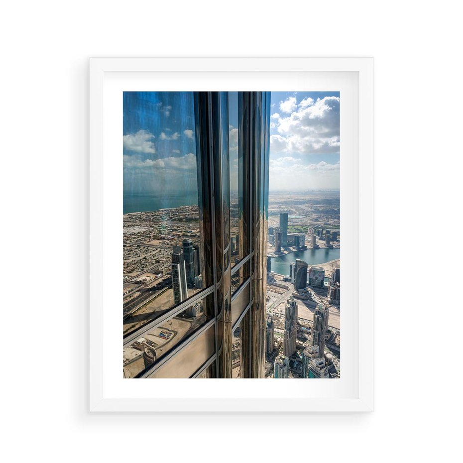 Plakat w ramie 40x50 - Architektura Budynków - budynki, architektura - rama biała