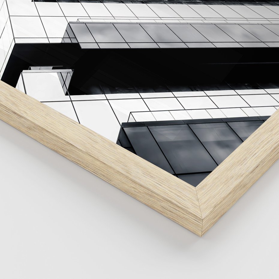 Zestaw obrazy w ramie 40x50 galeria - Architektura, tryptyk - rama drewno