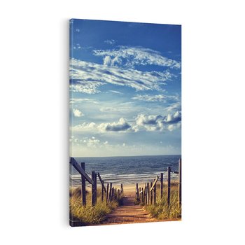 Obraz na płótnie 80x120 - Plaża i morze - plaża, morze
