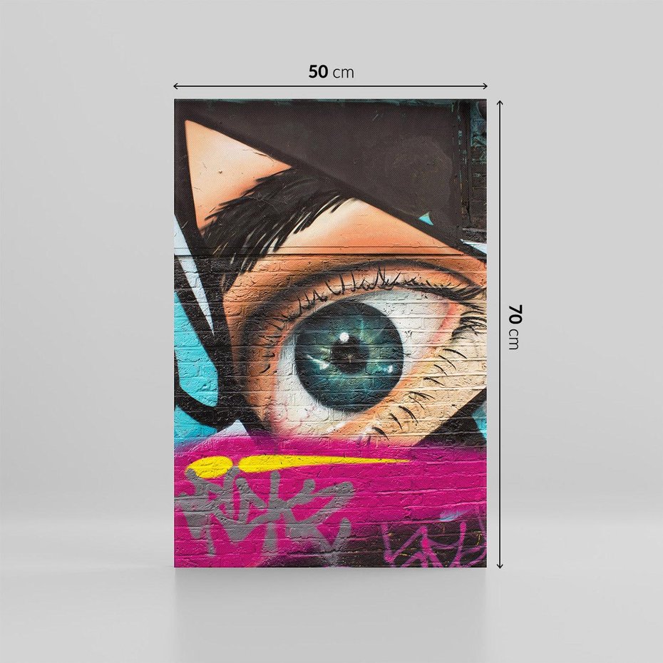 Obraz na płótnie 50x70 - Wibracje kreatywności graffiti - graffiti