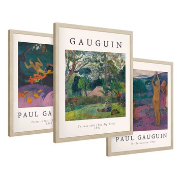 Zestaw obrazy w ramie 40x50 galeria - Symbolizm, sztuka, Paul, Gauguin - rama drewno