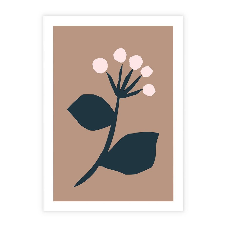 Plakat bez ramy 50x70 - Rozbijające Granice - abstrakcyjny obraz, plakat