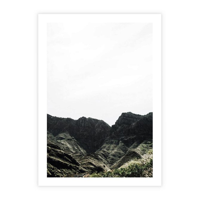 Plakat bez ramy 21x30 - Górska Potęga - górski krajobraz, góry