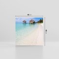 Obraz na płótnie 40x40 - Rajski klimat plaży tropikalnej - plaża, tropiki