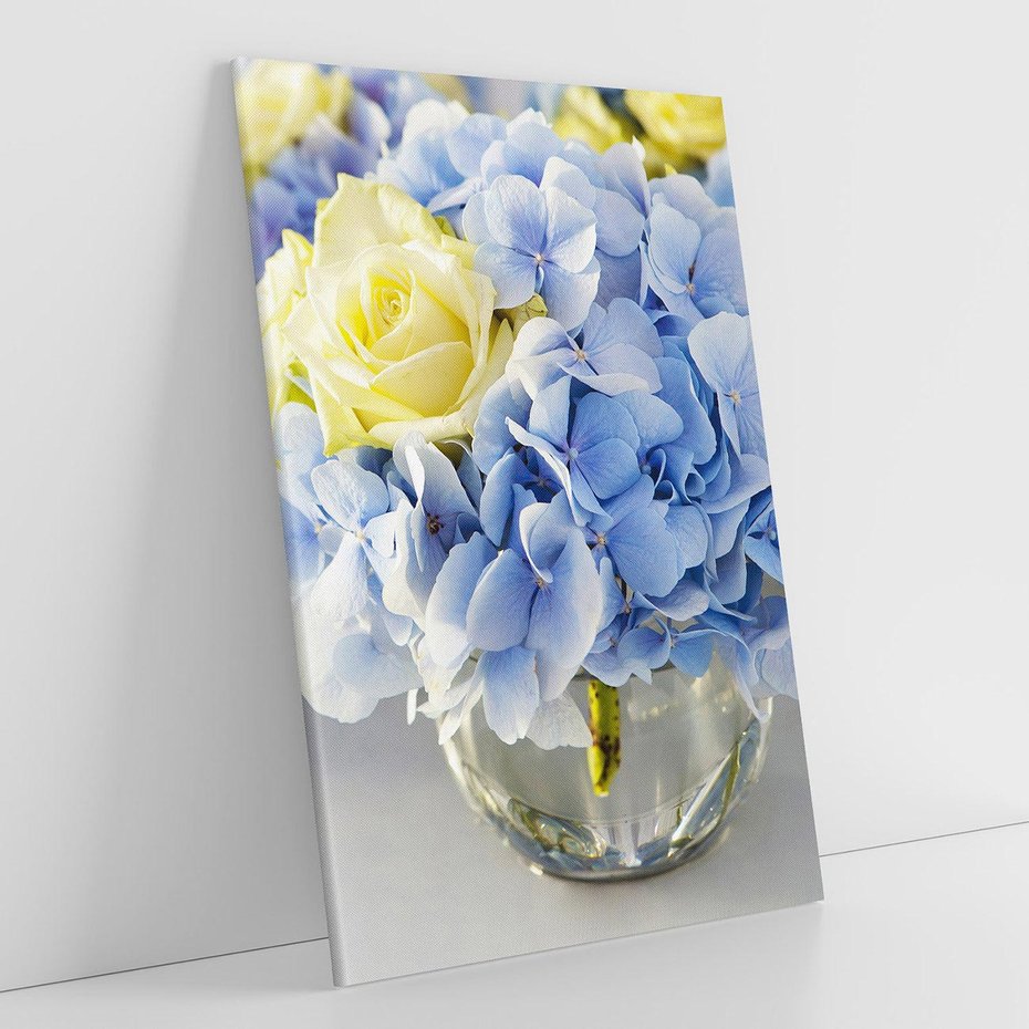 Obraz na płótnie 50x70 - Różany Bukiet - bukiet, kwiaty