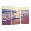 Obraz na płótnie 120x80 - Plaża: błogie chwile nad morzem - plaża, morze