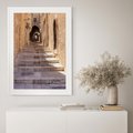 Plakat bez ramy 30x40 - miasto w innej odsłonie - uliczka, perspektywa