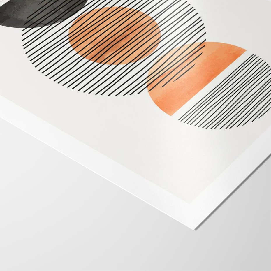 Plakat bez ramy 50x70 - Geometryczna Abstrakcja - abstrakcja, nowoczesny obraz