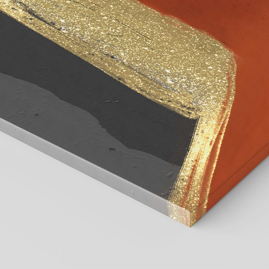 Obraz na płótnie 120x40 - Abstrakcyjna impresja - abstrakcja, nowoczesny