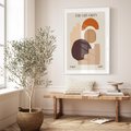 Plakat bez ramy 30x40 - Boho Urok: Plakat z Kolorem Ziemi i Typografią - boho grafika, kolory ziemi