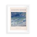 Plakat w ramie 40x50 - Auguste Renoir: Plakat z Pięknem Morza - auguste renoir, reprodukcja - rama biała