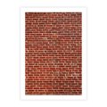 Plakat bez ramy 21x30 - Mur z Cegieł - cegły, mur