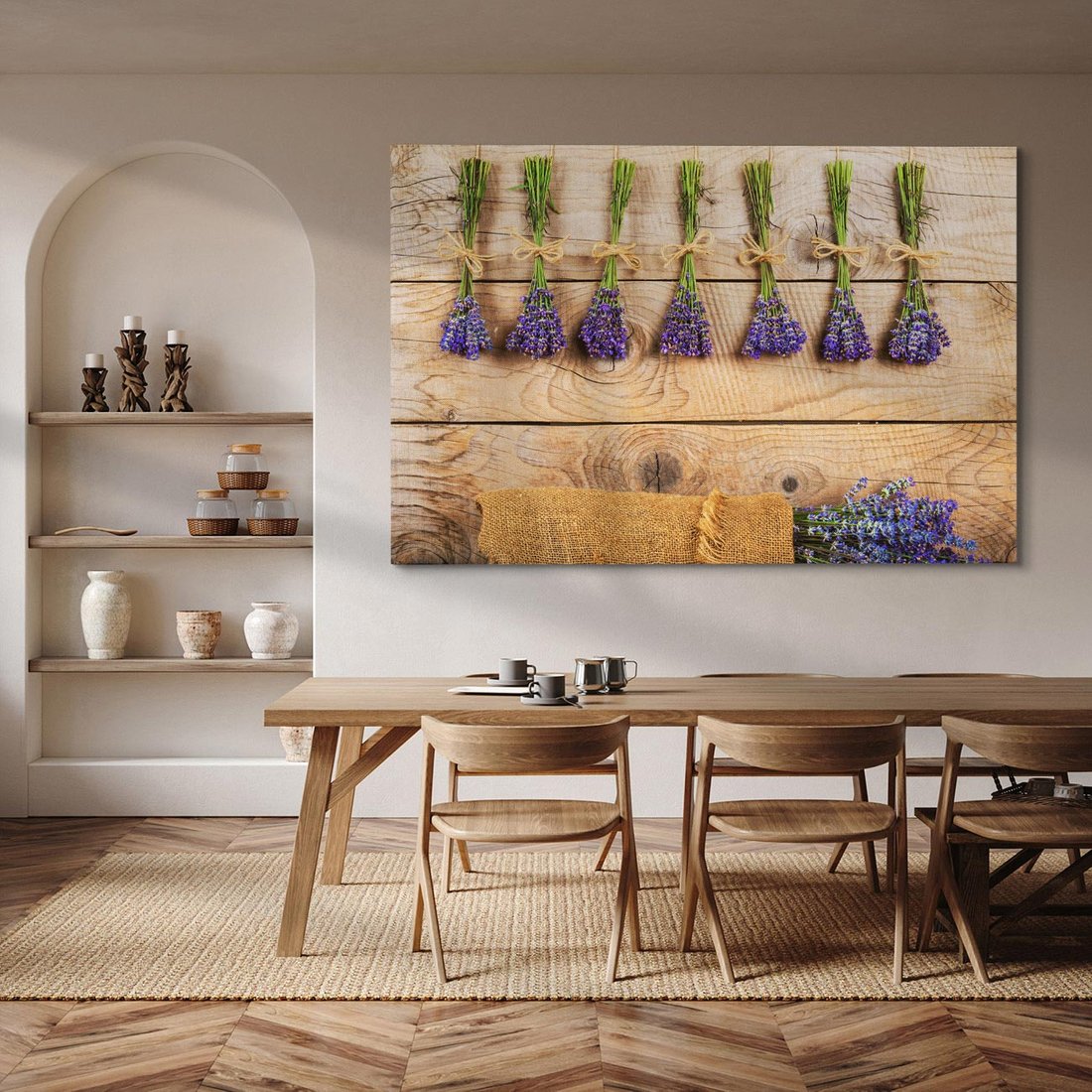 Obraz na płótnie 120x80 - Relaksacyjny urok lawendy w SPA - lawenda, SPA