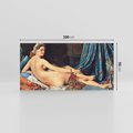 Obraz na płótnie 100x50 - "Grande Odalisque" (1814) Jean Auguste Dominique Ingres - Reprodukcja - reprodukcja, obraz na płótnie