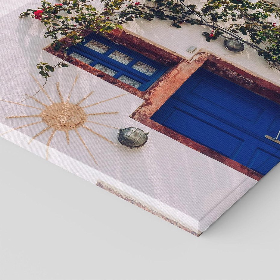 Obraz na płótnie 120x80 - Urok Greckiej Wyspy - Santorini, Grecja