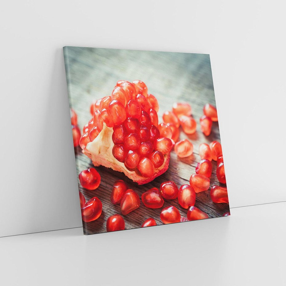 Obraz na płótnie 50x50 - Granatowa Inspiracja Kuchni - granat, kuchnia