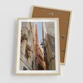 Plakat w ramie 50x70 - Włoskie uroki - włoskie, uliczki - rama drewno