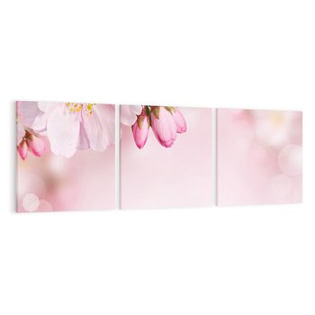 Obraz na płótnie 120x40 - Kwitnąca wiśnia: delikatność natury - kwitnąca, wiśnia