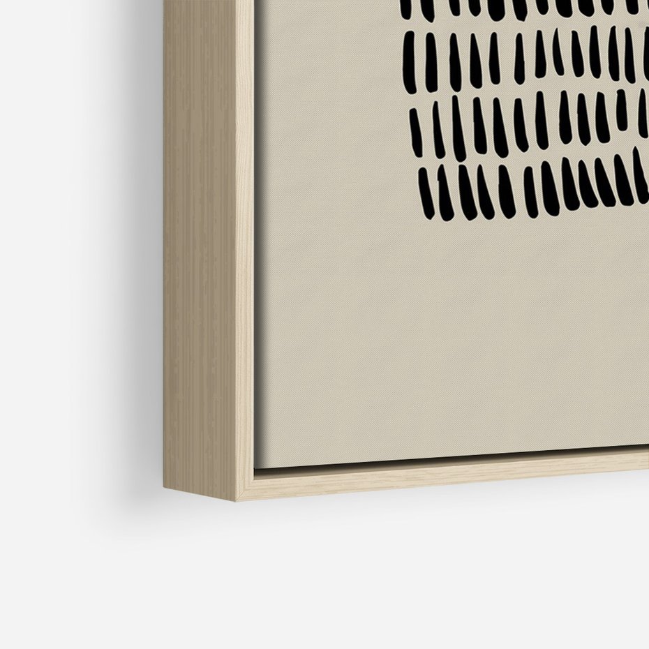 Obraz w ramie 70x100 - Echa Zapomnianych Wymiarów - nowoczesna sztuka, plakat - rama drewno