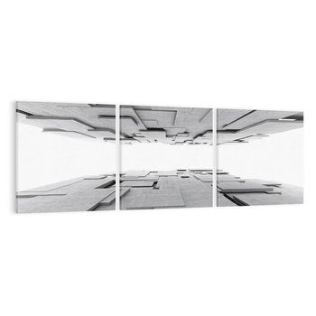 Obraz na płótnie 90x30 - Architektura 3D - architektura, 3D