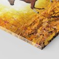 Obraz na płótnie 30x30 - Moc konia w zachodzie słońca - koń, słońce