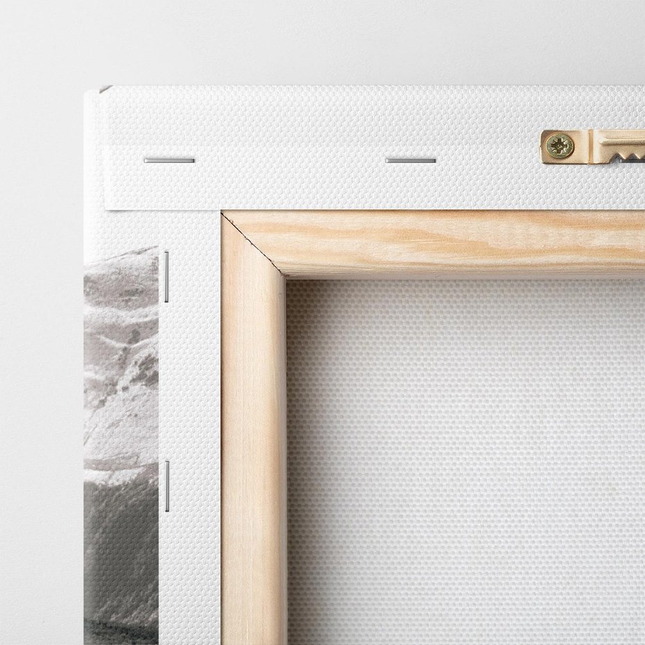 Obraz na płótnie 60x60 - Wzgórza w Bieli - górski krajobraz, punkt widokowy