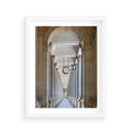 Plakat w ramie 40x50 - Kolumny Czasu - architektura, kolumny - rama biała