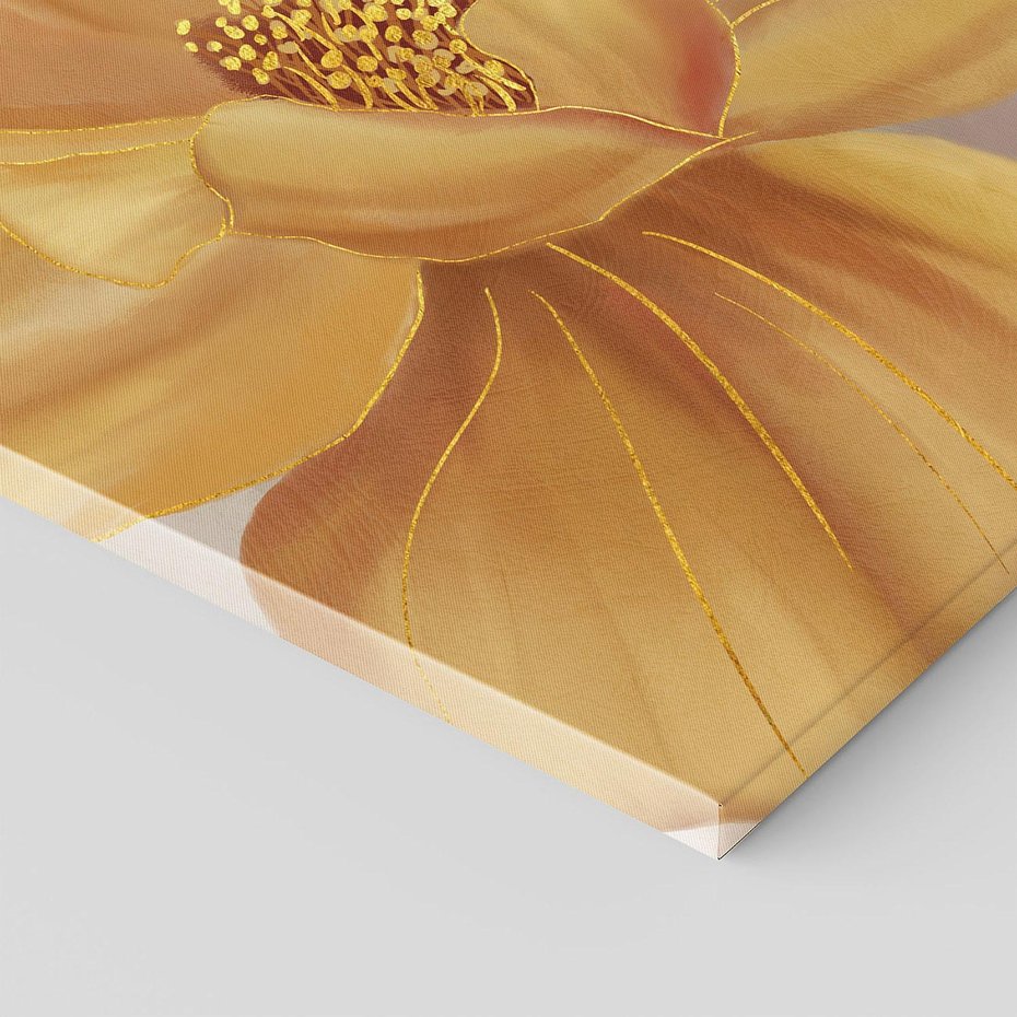 Obraz na płótnie 70x70 - Kwiaty malowane olejem - eksplozja kolorów - kwiaty, malowane