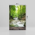 Obraz na płótnie 80x120 - Plączący się strumień - rzeka, strumień