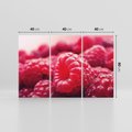 Obraz na płótnie 120x80 - Maliny Soczysta Eksplozja - maliny, owoce