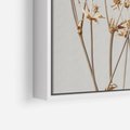 Obraz w ramie 50x70 - Delikatne gipsówki - gipsówka, suche - rama biała