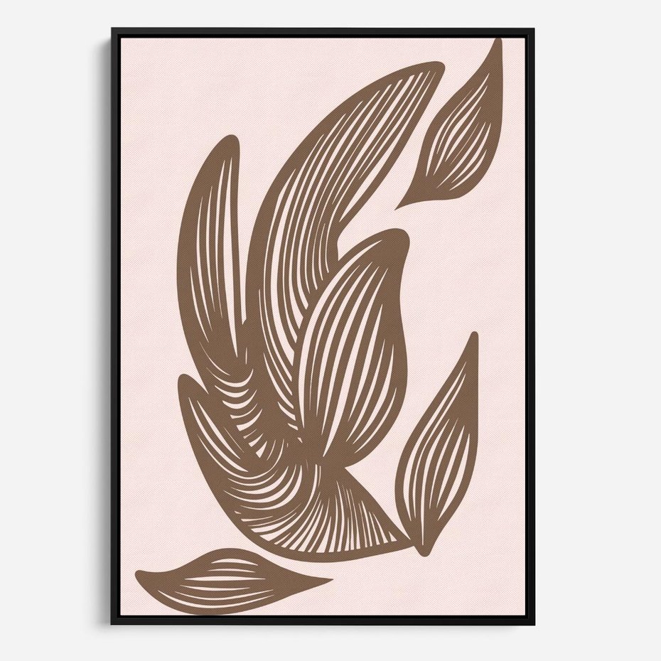 Obraz w ramie 70x100 - Nowoczesne Harmonie - skandynawski styl, plakat - rama czarna