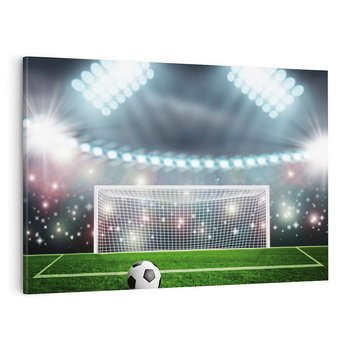 Obraz na płótnie 120x80 - Strzał do bramki - piłka, nożna