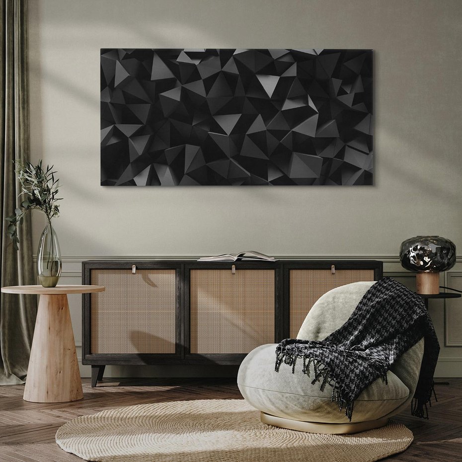 Obraz na płótnie 100x50 - Abstrakcyjne 3D układy - 3D, abstrakcja