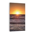 Obraz na płótnie 80x120 - Zachód Słońca Nad Morzem - zachód słońca,