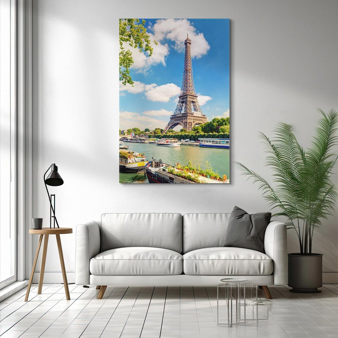Obraz na płótnie 50x70 - Paryżska ikona Francji - wieża Eiffla, Paryż