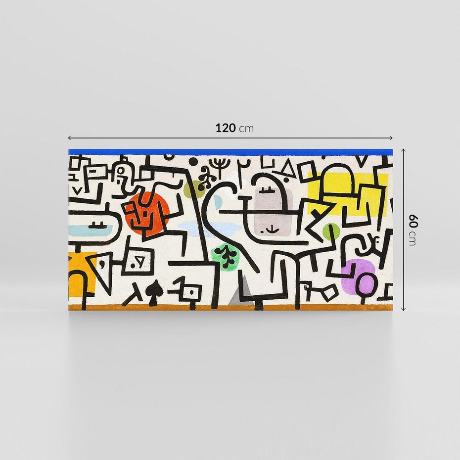 Obraz na płótnie 120x60 - Rich Port 1938, Paul Klee - Reprodukcja - reprodukcja, obraz na płótnie