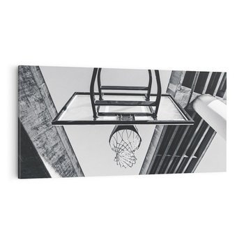 Obraz na płótnie 120x60 - Koszykówka - Radość Gry w Kosz - koszykówka, kosz