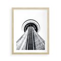 Plakat w ramie 40x50 - Perspektywa Wieży - architektura, wieża - rama drewno